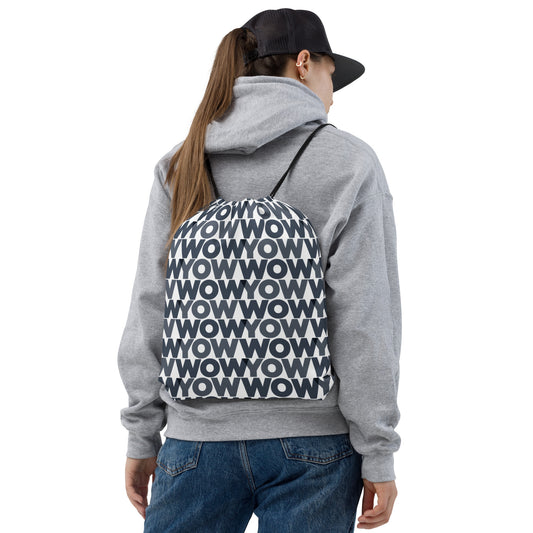 Drawstring bag (classic gray logo)