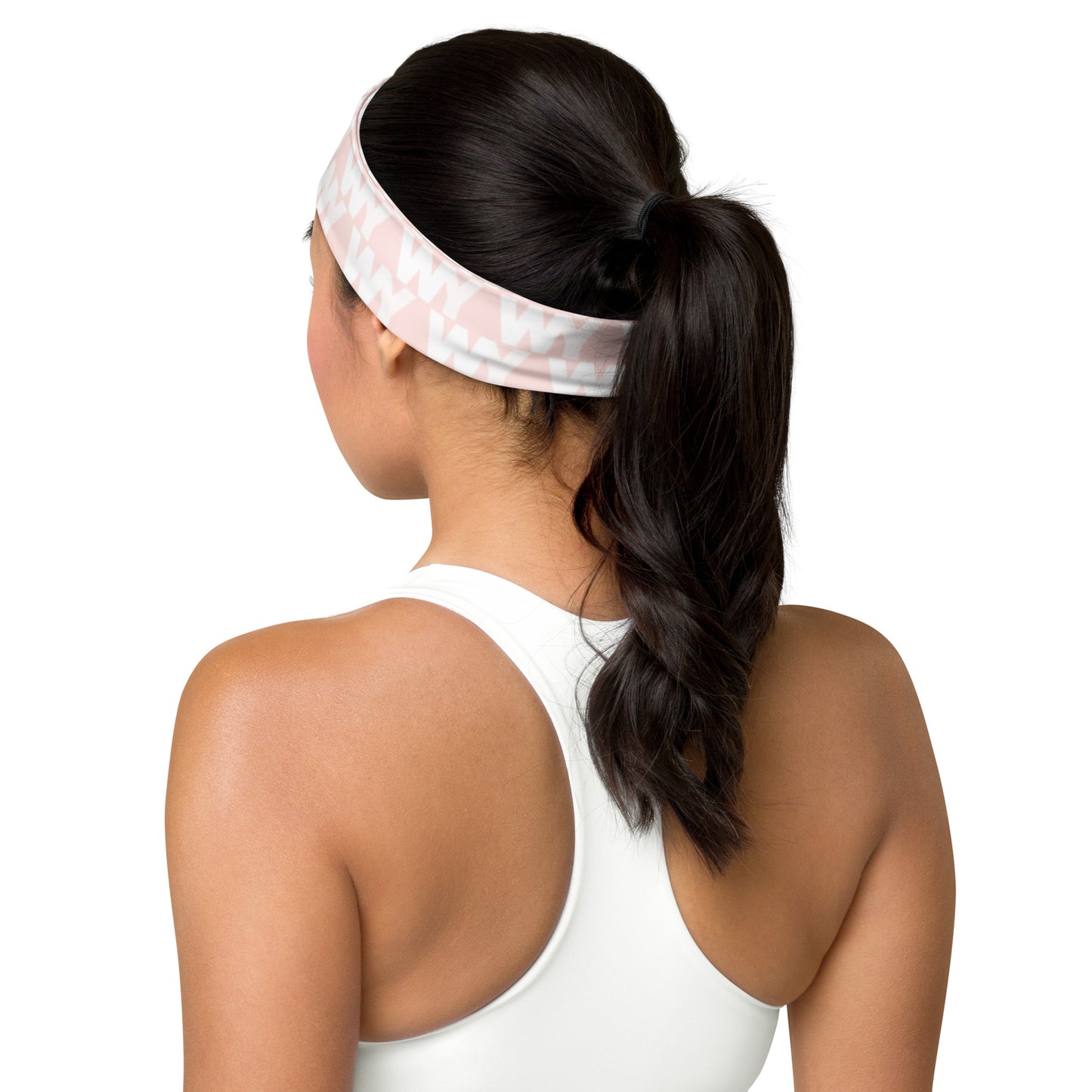 Headband (pink with classic white abv. logo)