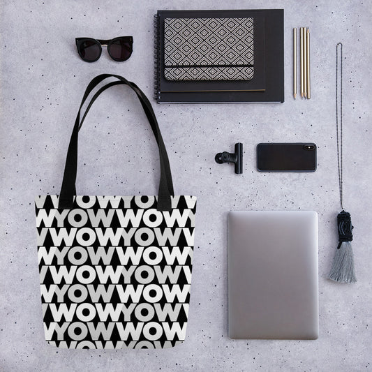 Tote bag (Classic black & white logo)