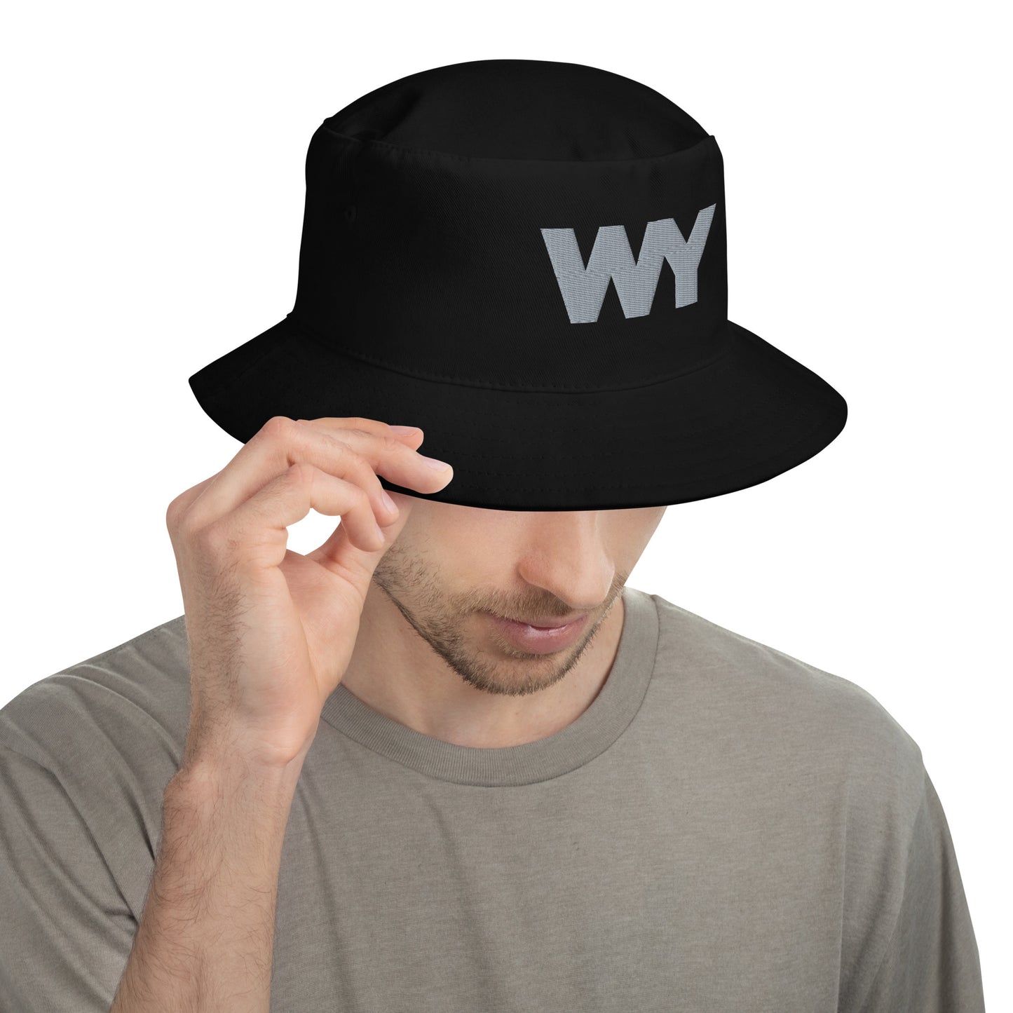 Bucket Hat (Classic white abv. logo)