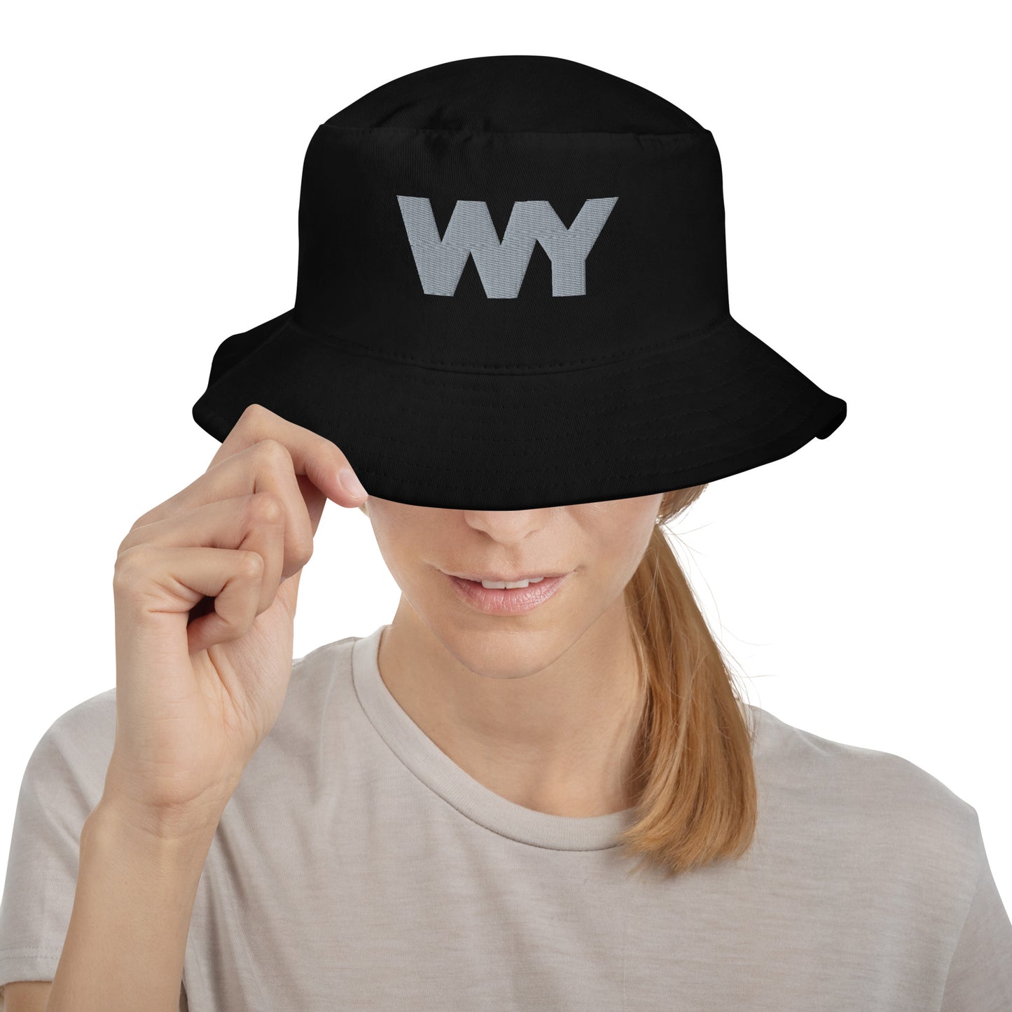 Bucket Hat (Classic white abv. logo)