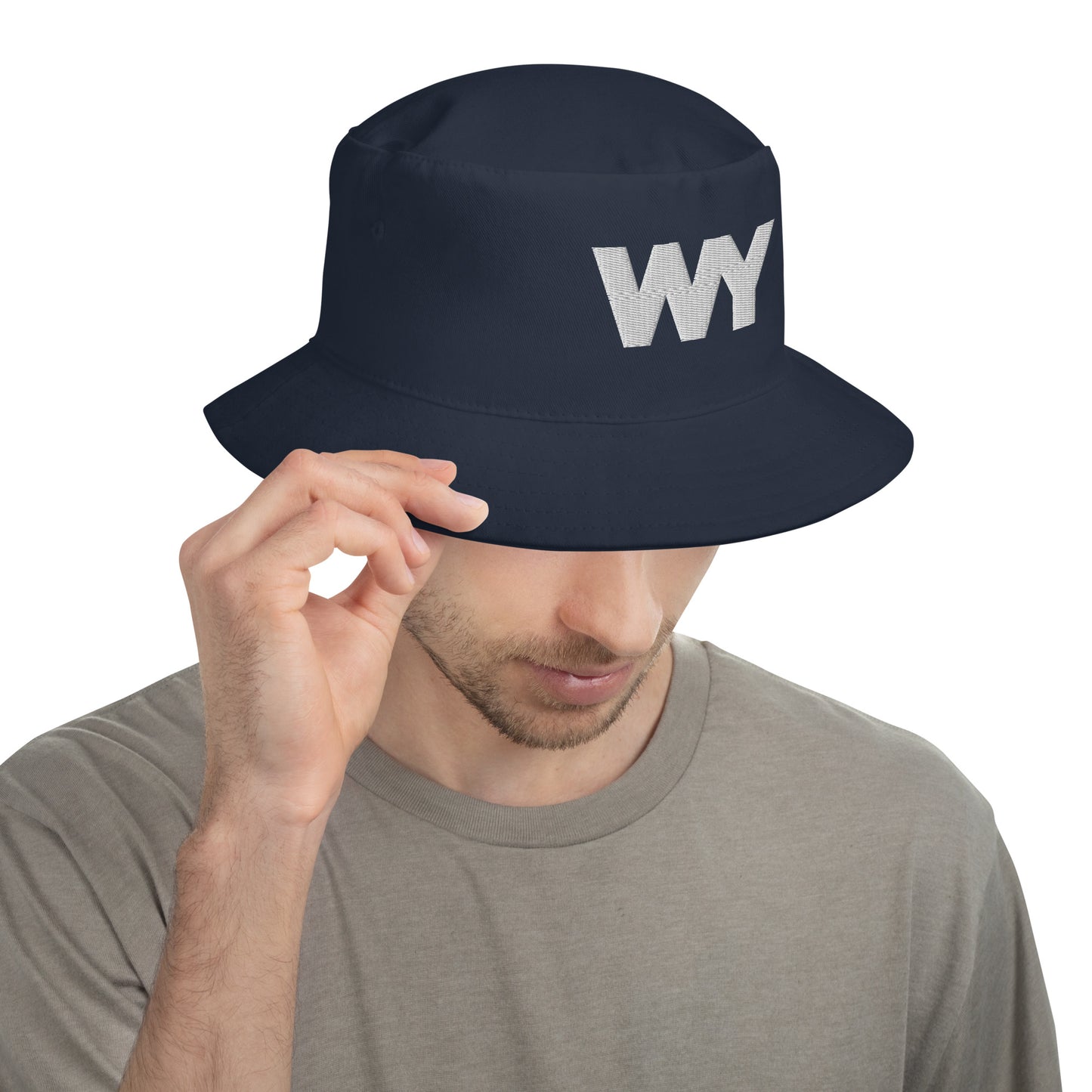 Bucket Hat (Classic white abv. logo)