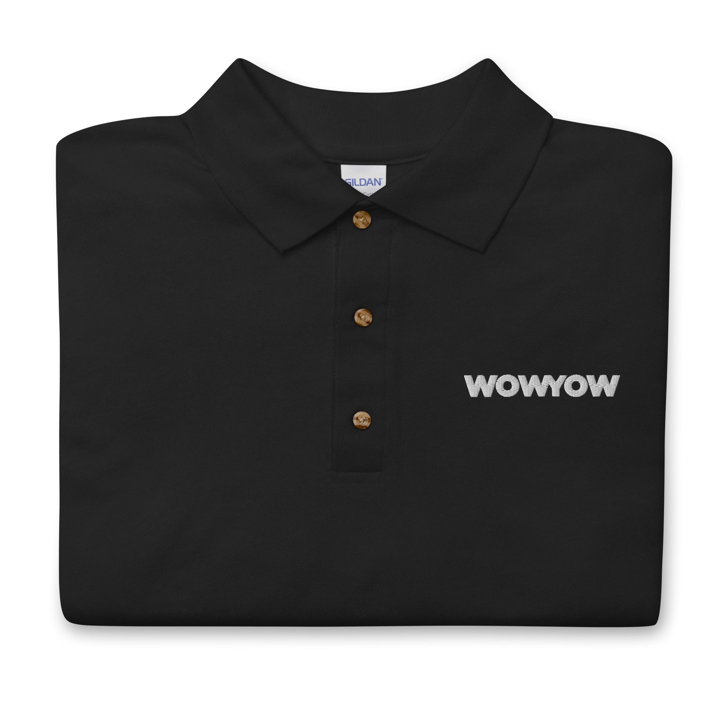 Embroidered Polo Shirt (Classic white logo)