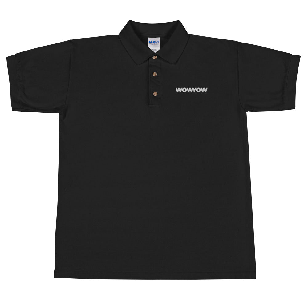 Embroidered Polo Shirt (Classic white logo)