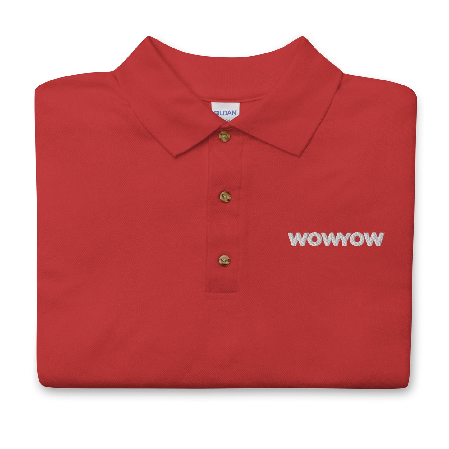 Embroidered Polo Shirt (Classic white logo)