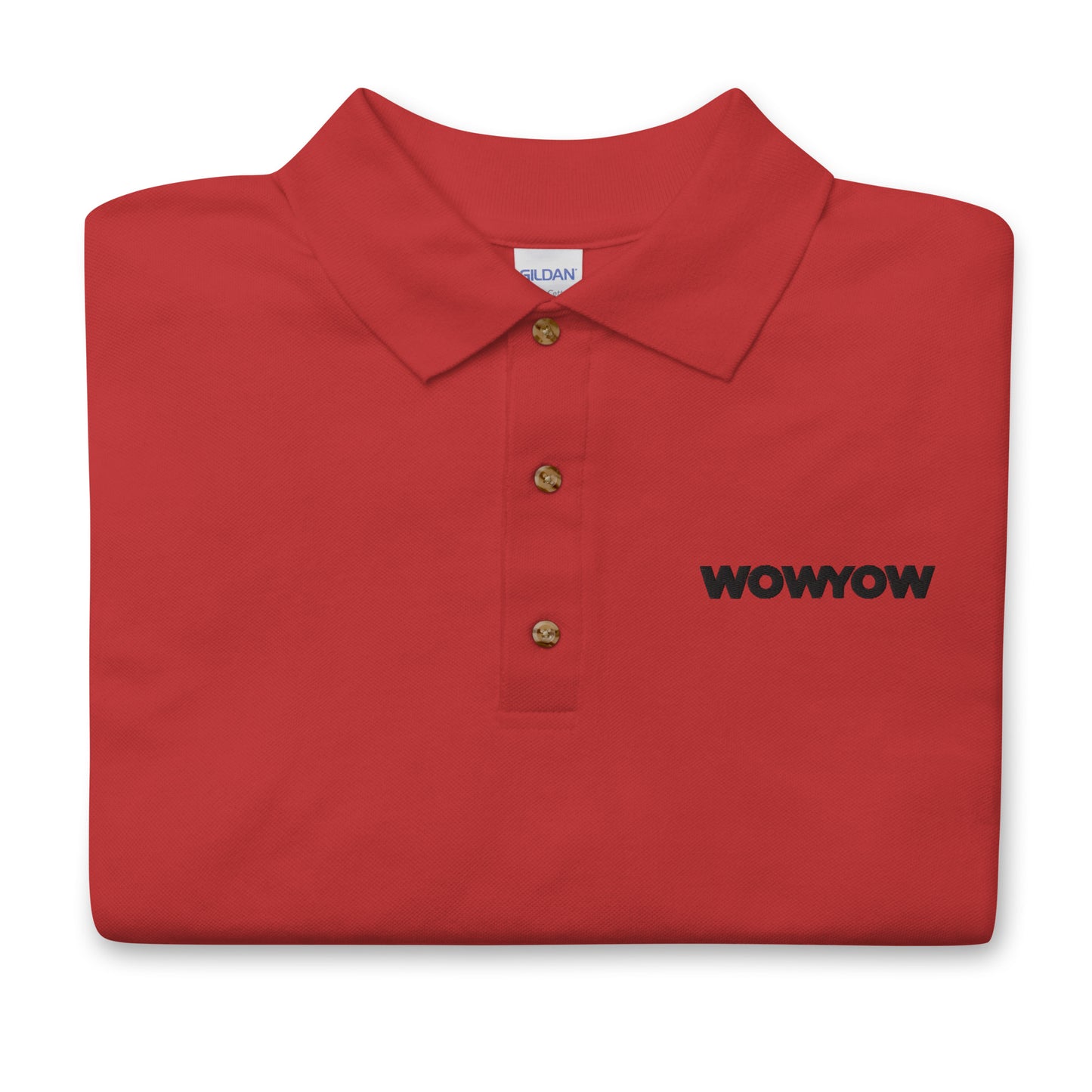 Embroidered Polo Shirt (Classic black logo)