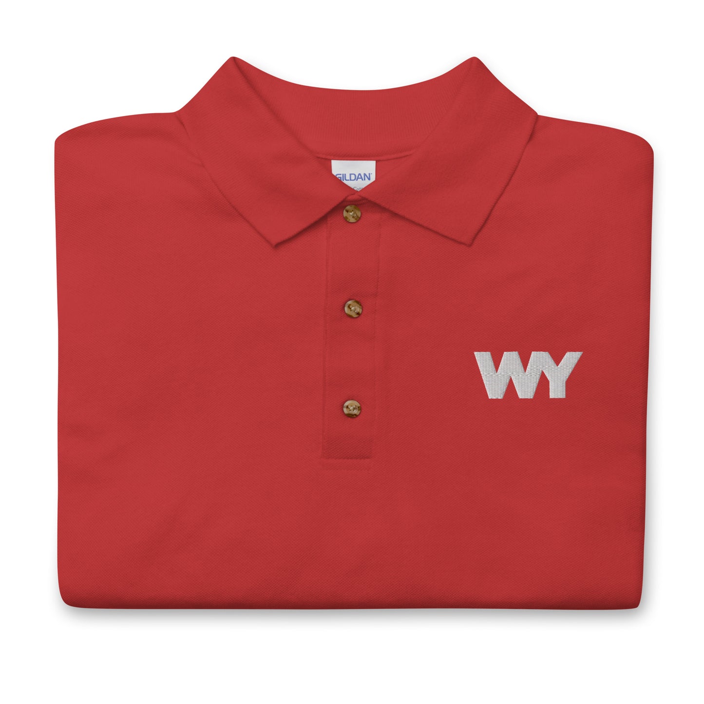 Embroidered Polo Shirt (Classic white abv. logo)