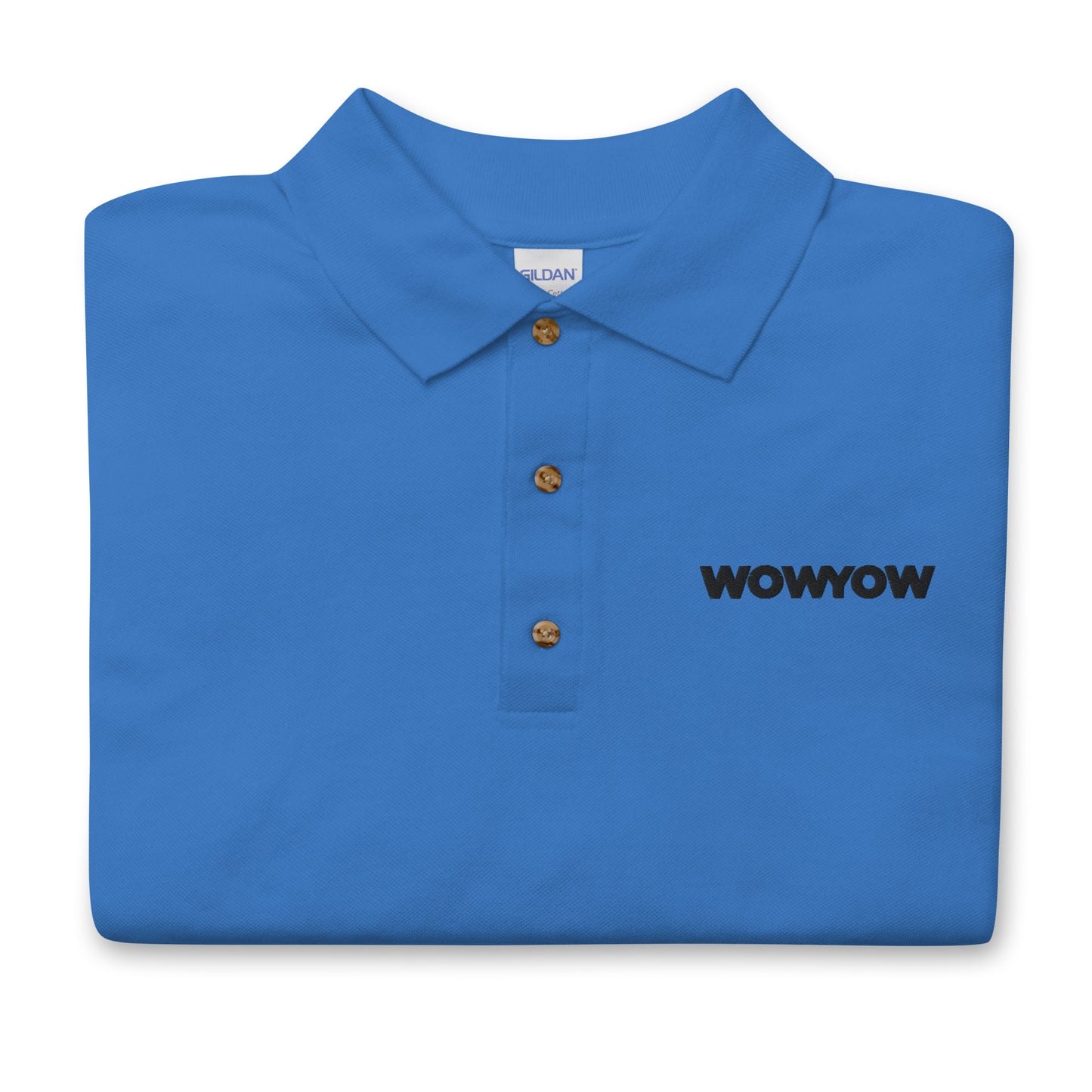 Embroidered Polo Shirt (Classic black logo)