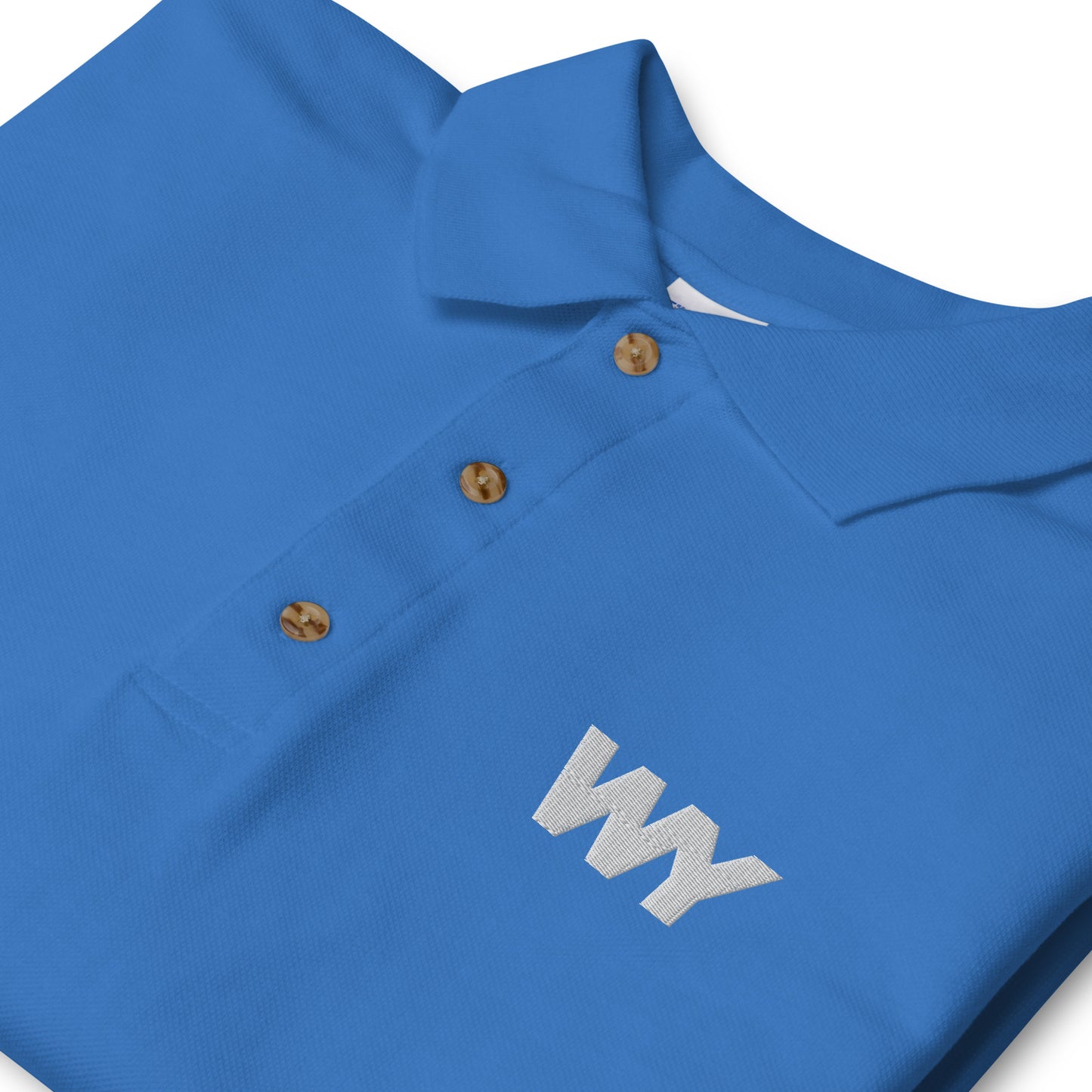 Embroidered Polo Shirt (Classic white abv. logo)