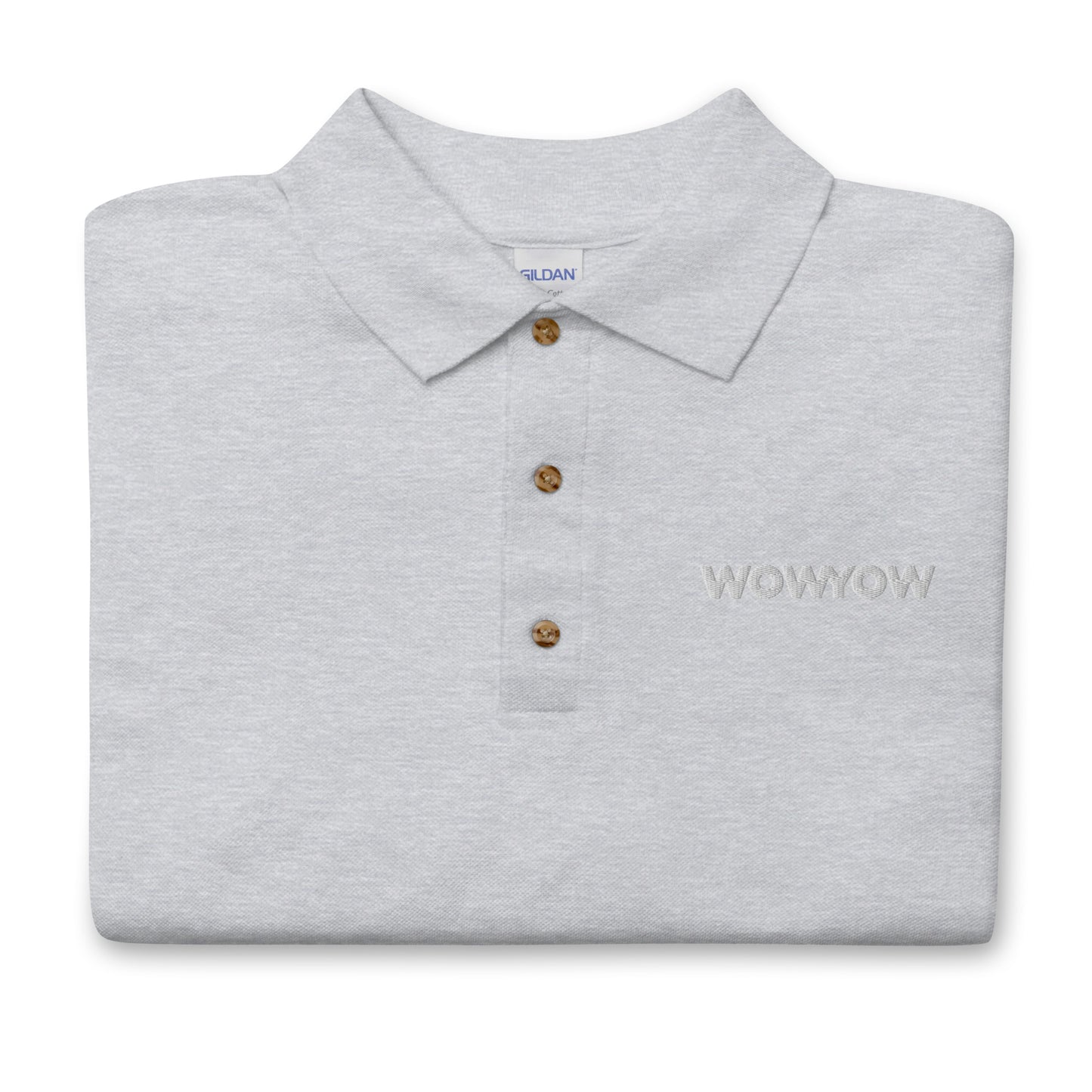 Embroidered Polo Shirt (Classic white logo)