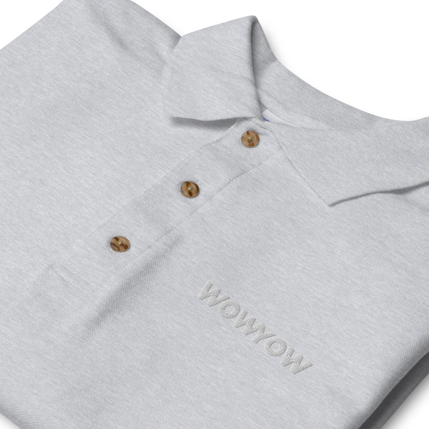 Embroidered Polo Shirt (Classic white logo)