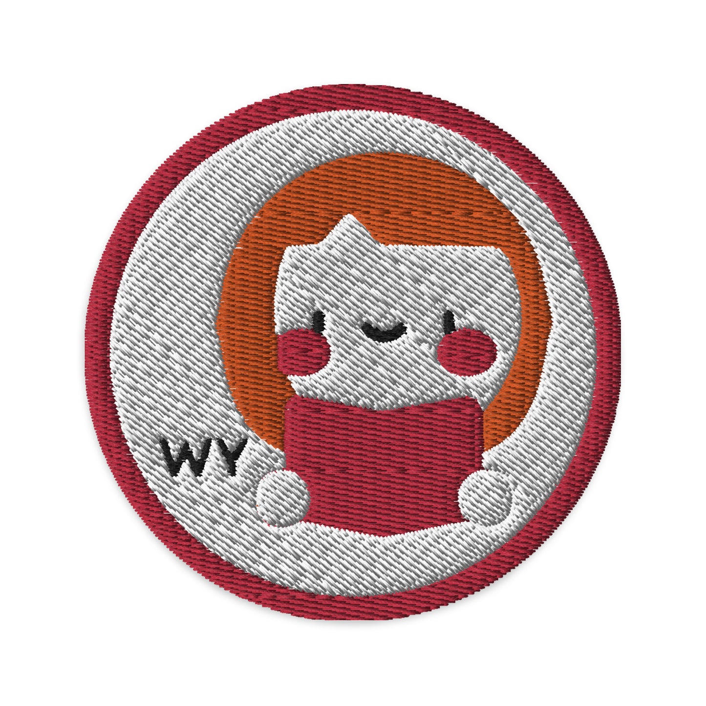 Student Embroidered Patch (white background)