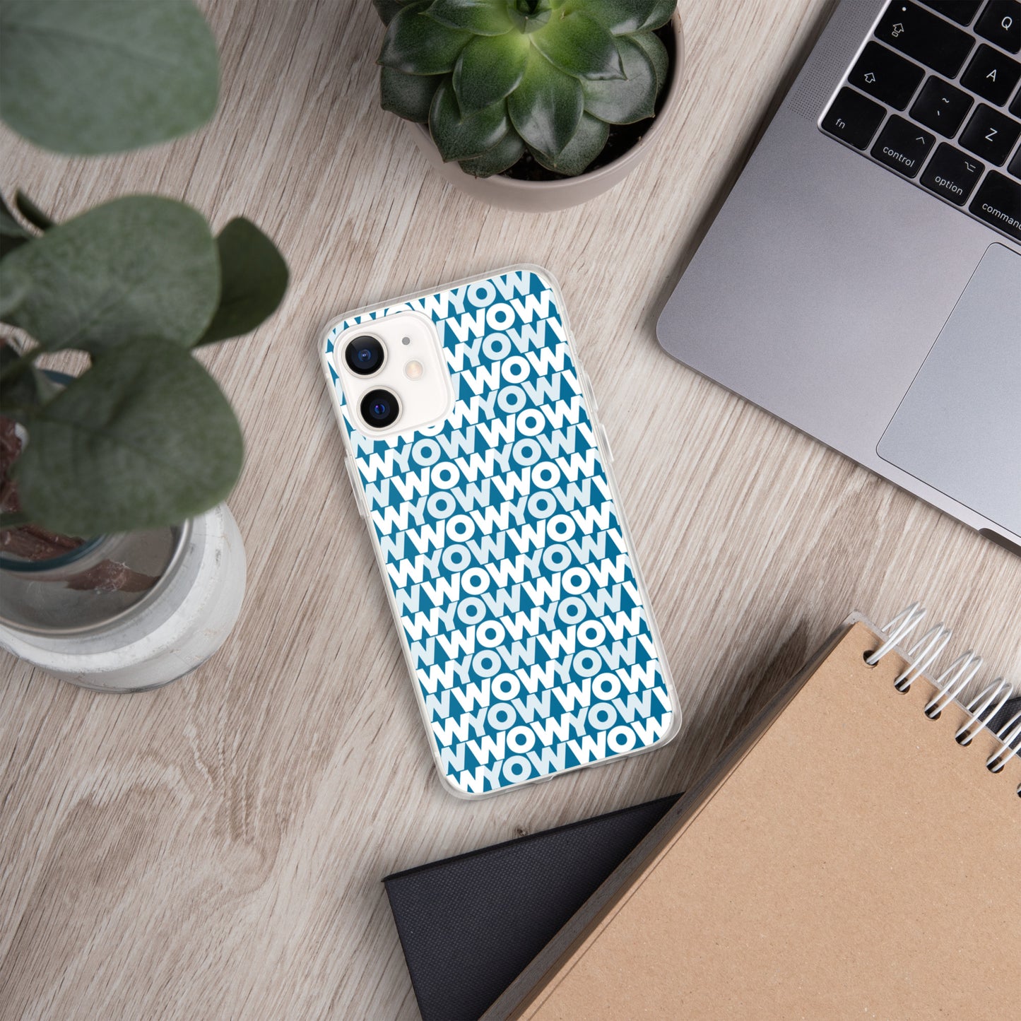 iPhone Case (Blue with classic white logo)