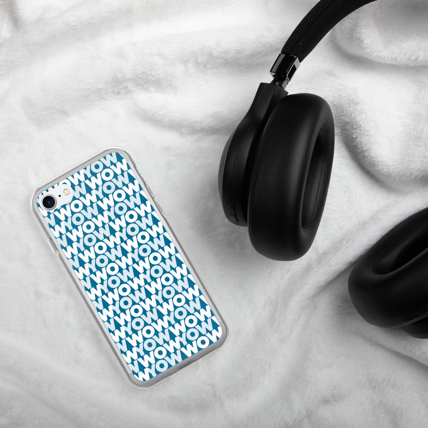 iPhone Case (Blue with classic white logo)