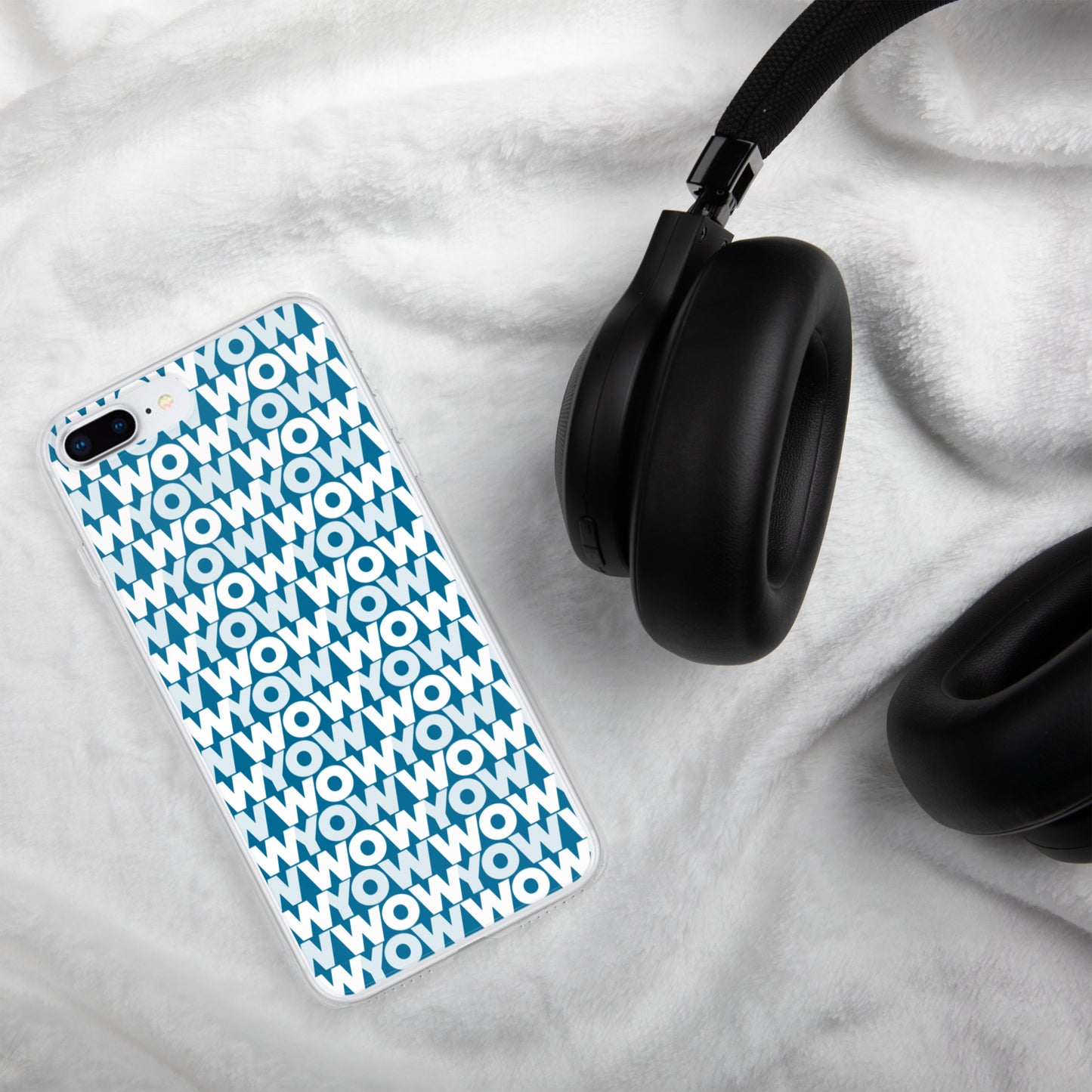 iPhone Case (Blue with classic white logo)