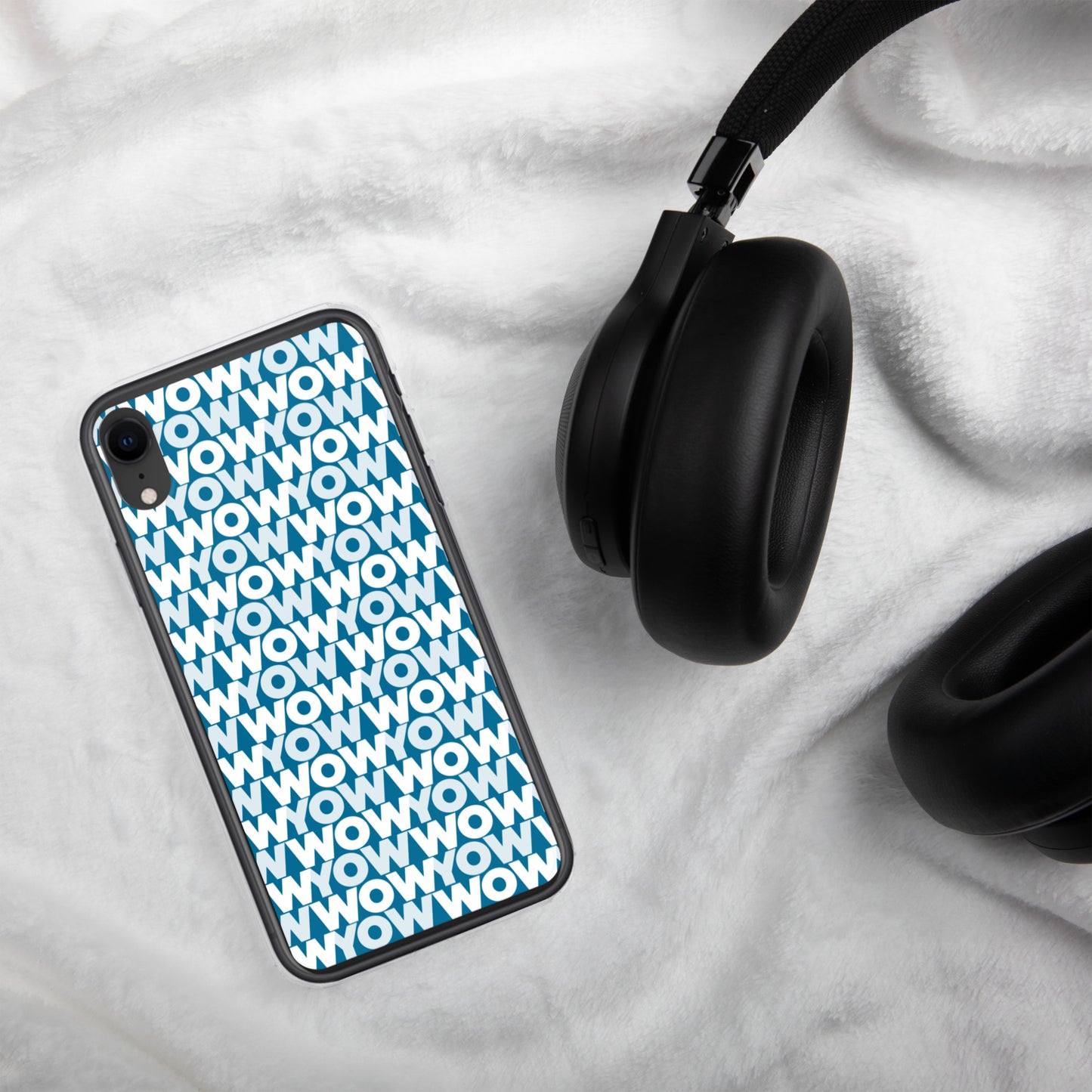 iPhone Case (Blue with classic white logo)