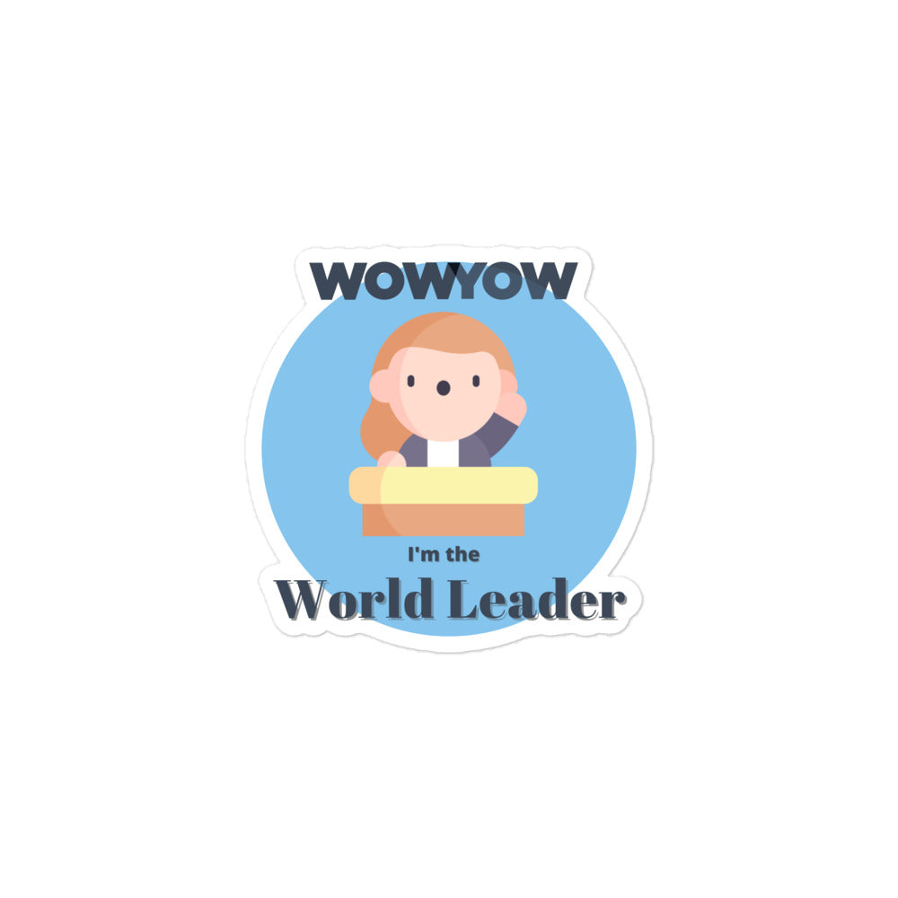 WowYowian World Leader Sticker