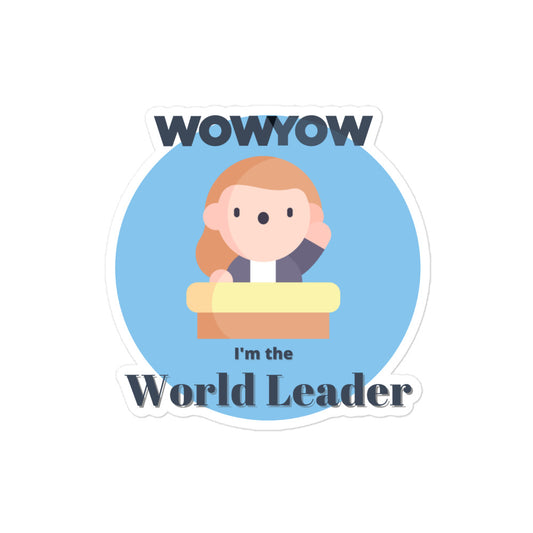 WowYowian World Leader Sticker