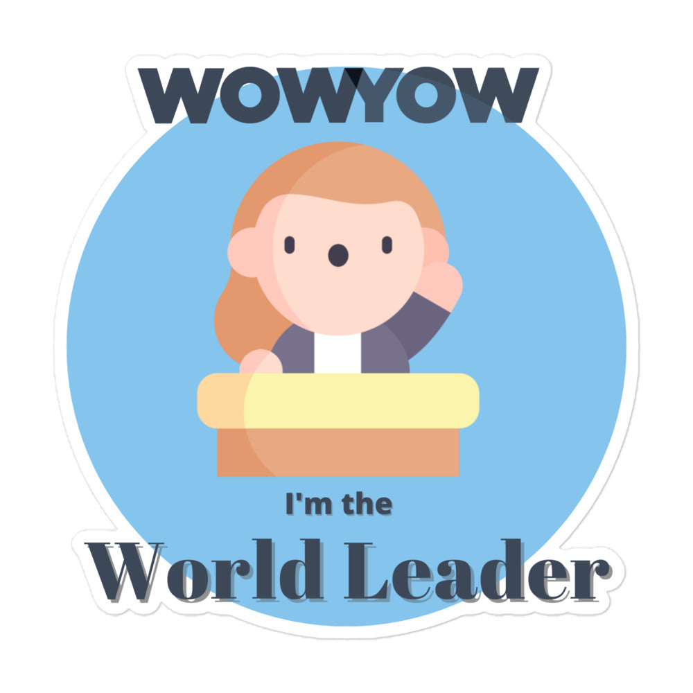 WowYowian World Leader Sticker