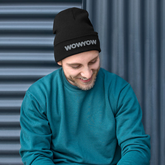 Embroidered Beanie (classic gray logo)