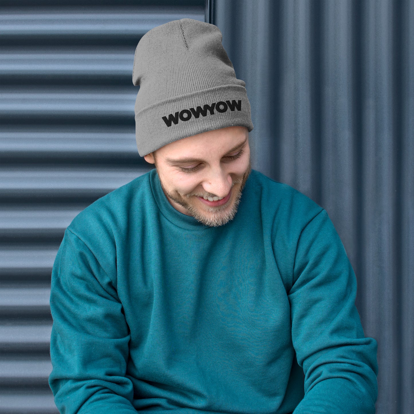 Embroidered Beanie (Classic black logo)