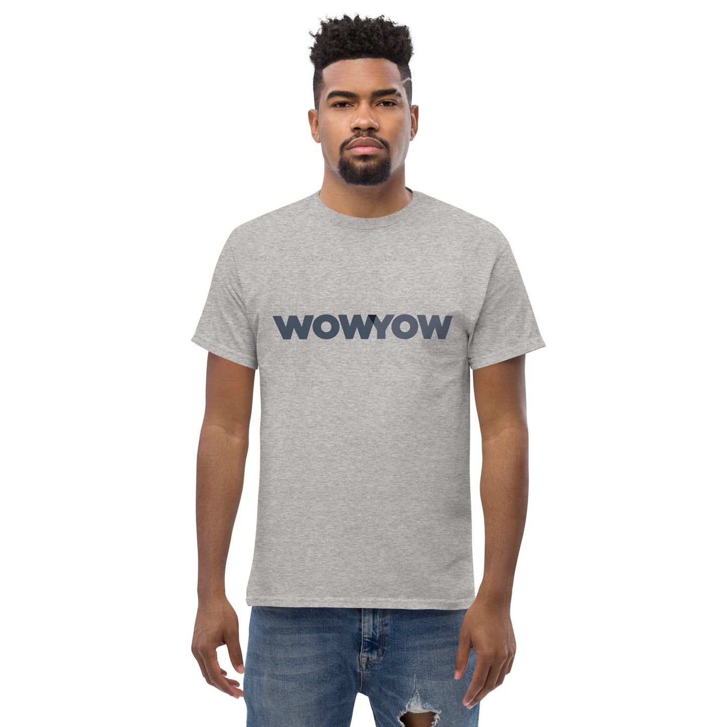 Men's classic tee (Classic gray logo)