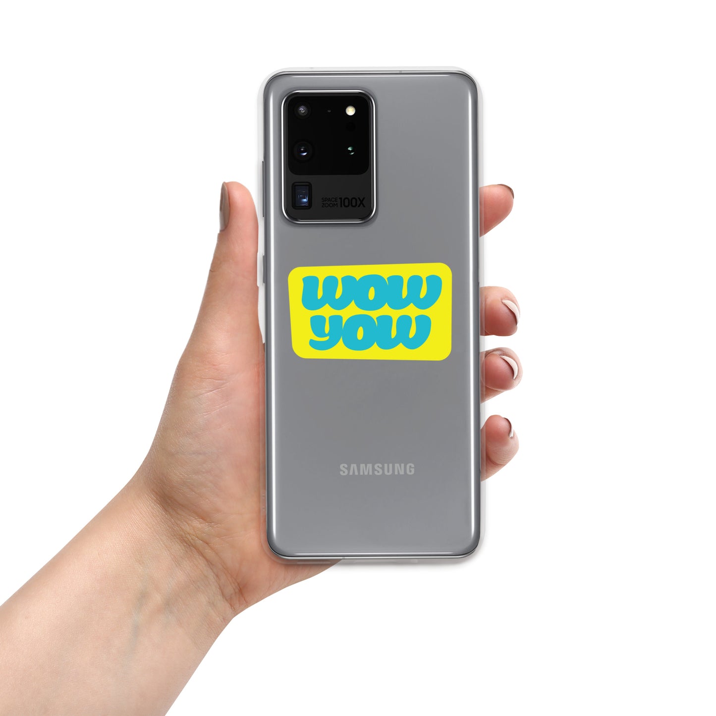 Samsung Case (clear with original logo)