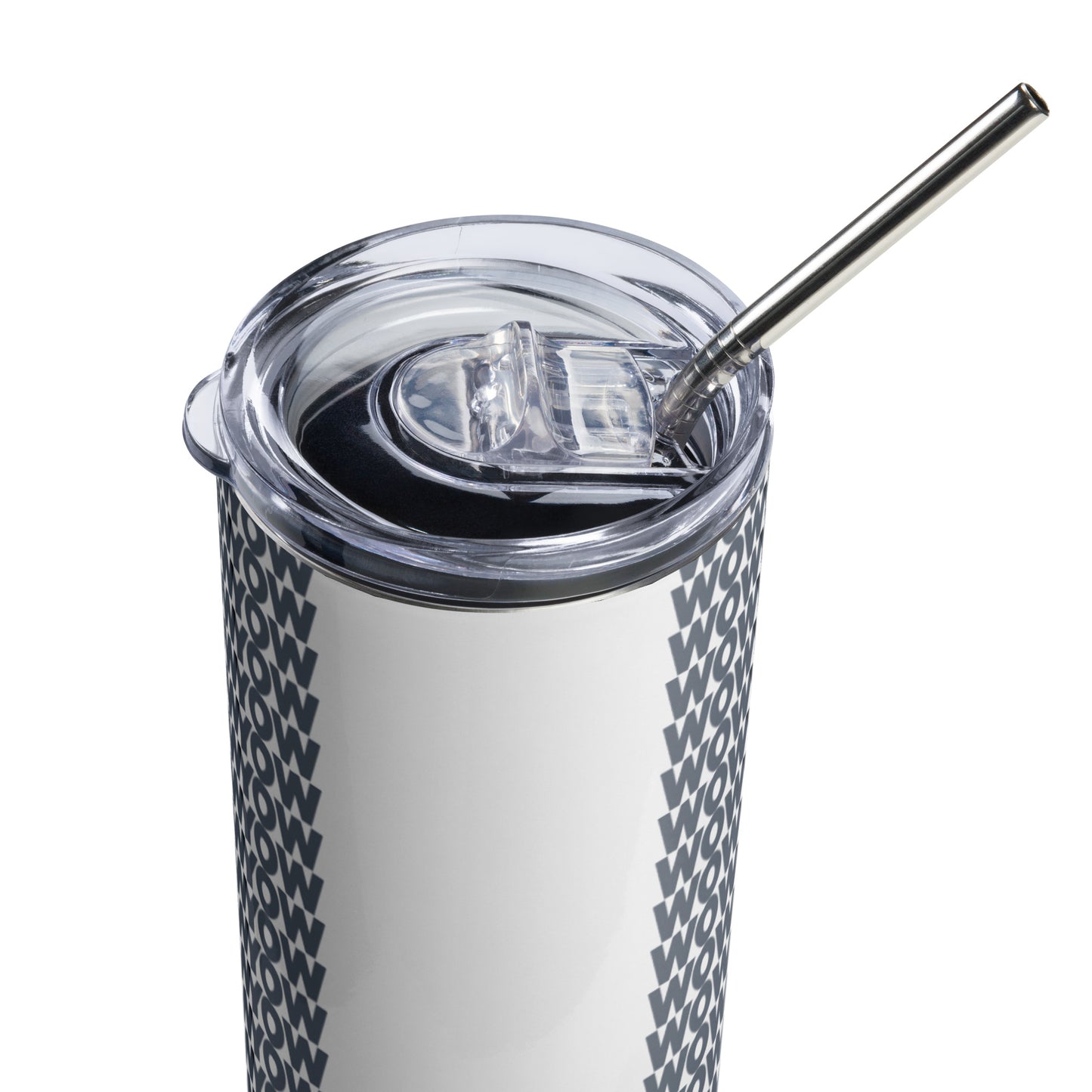 Stainless steel tumbler (classic gray logo)