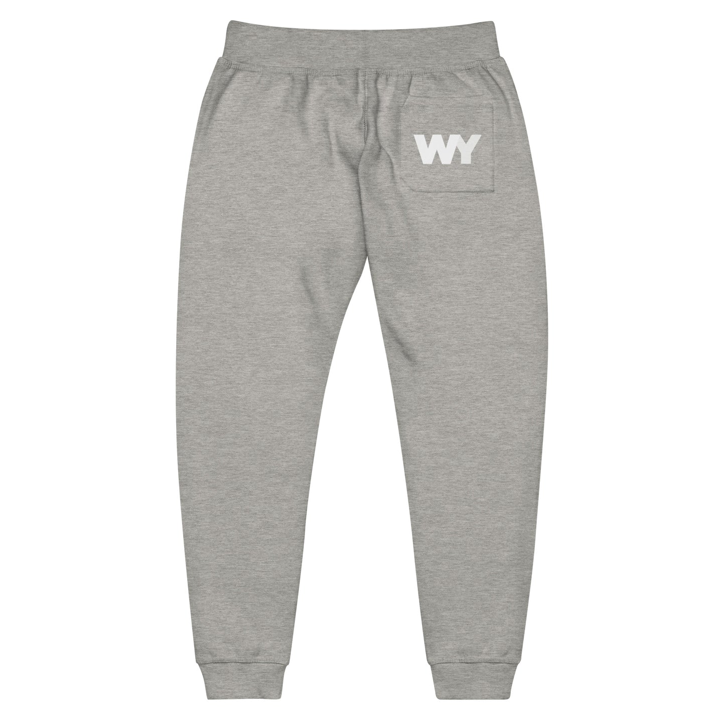 Unisex fleece sweatpants (classic white abv. logo)