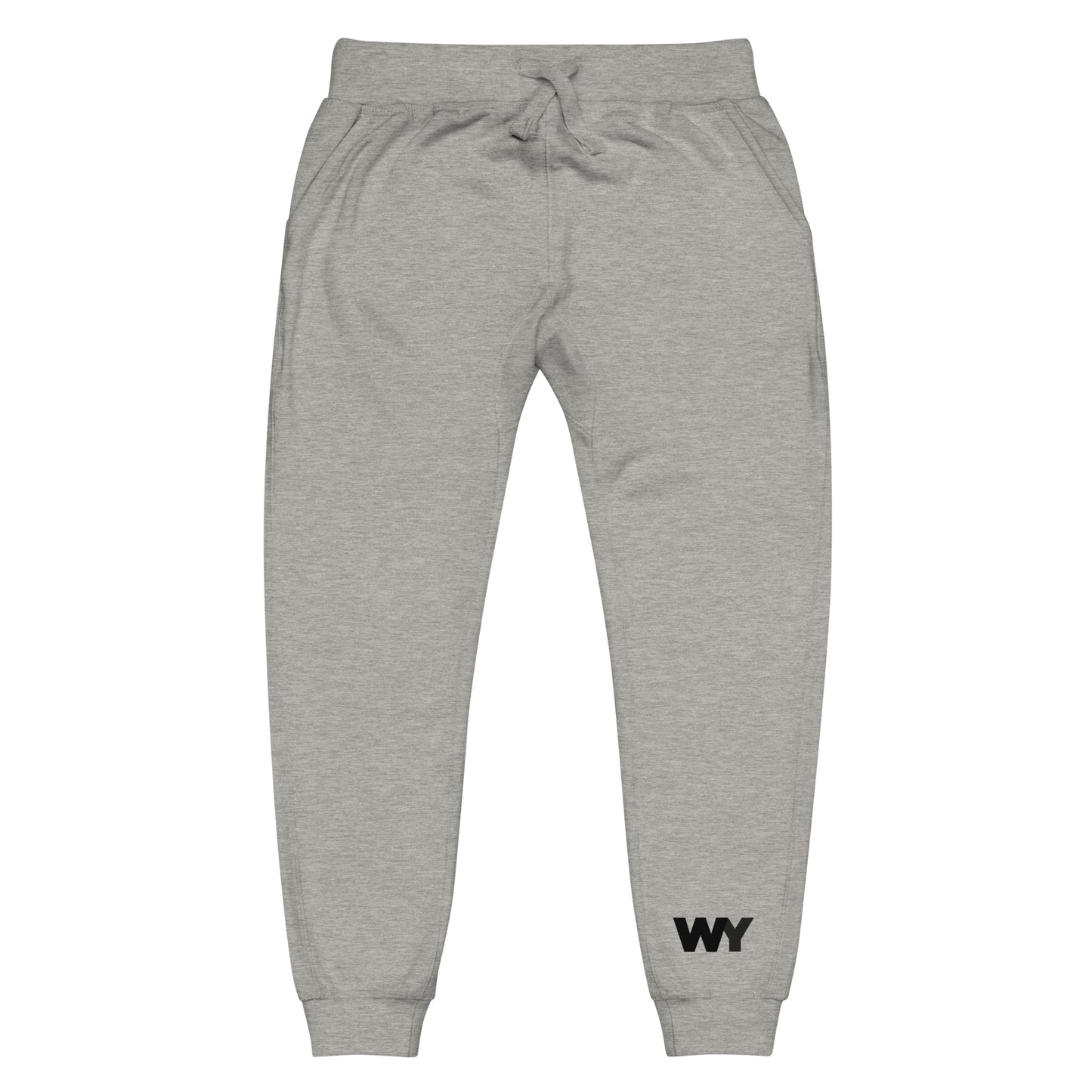 Unisex fleece sweatpants (classic black abv. logo)