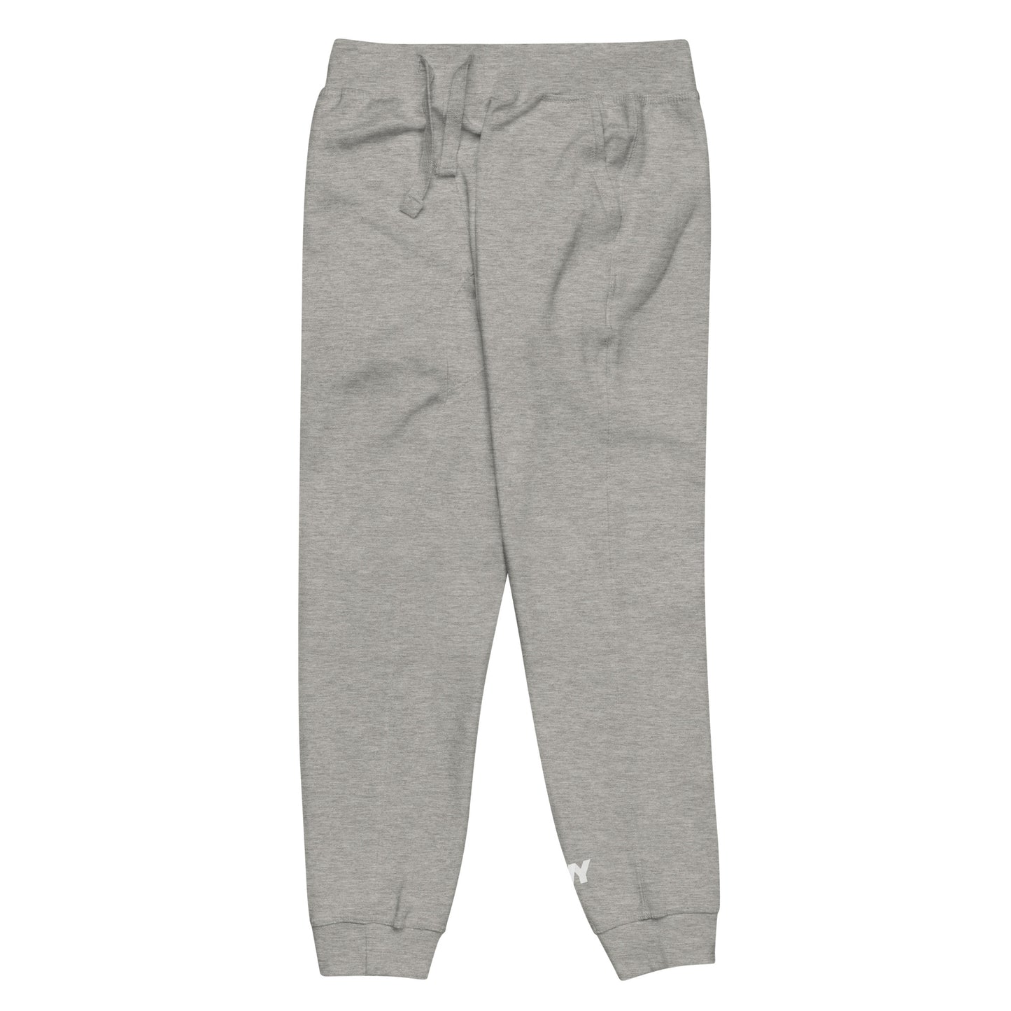 Unisex fleece sweatpants (classic white abv. logo)