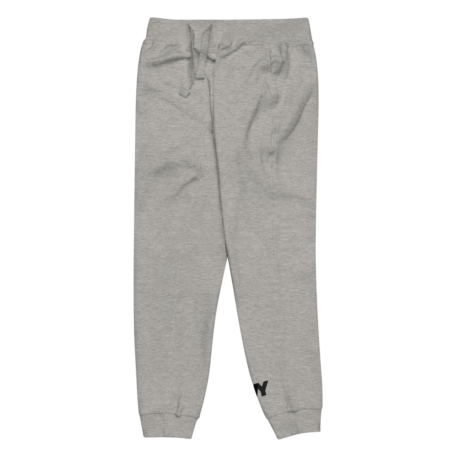 Unisex fleece sweatpants (classic black abv. logo)