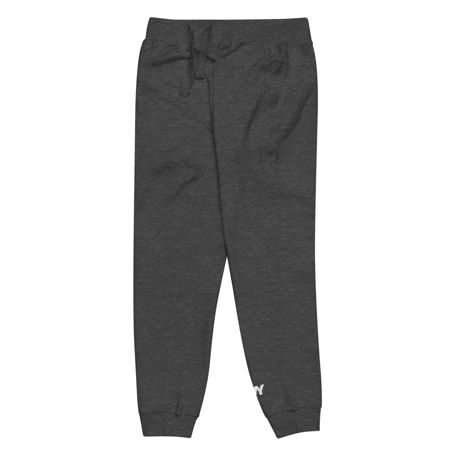 Unisex fleece sweatpants (classic white abv. logo)