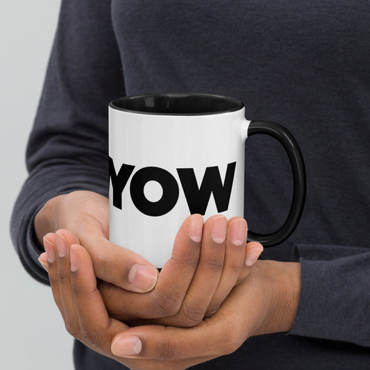 Mug with Color Inside (classic black logo)